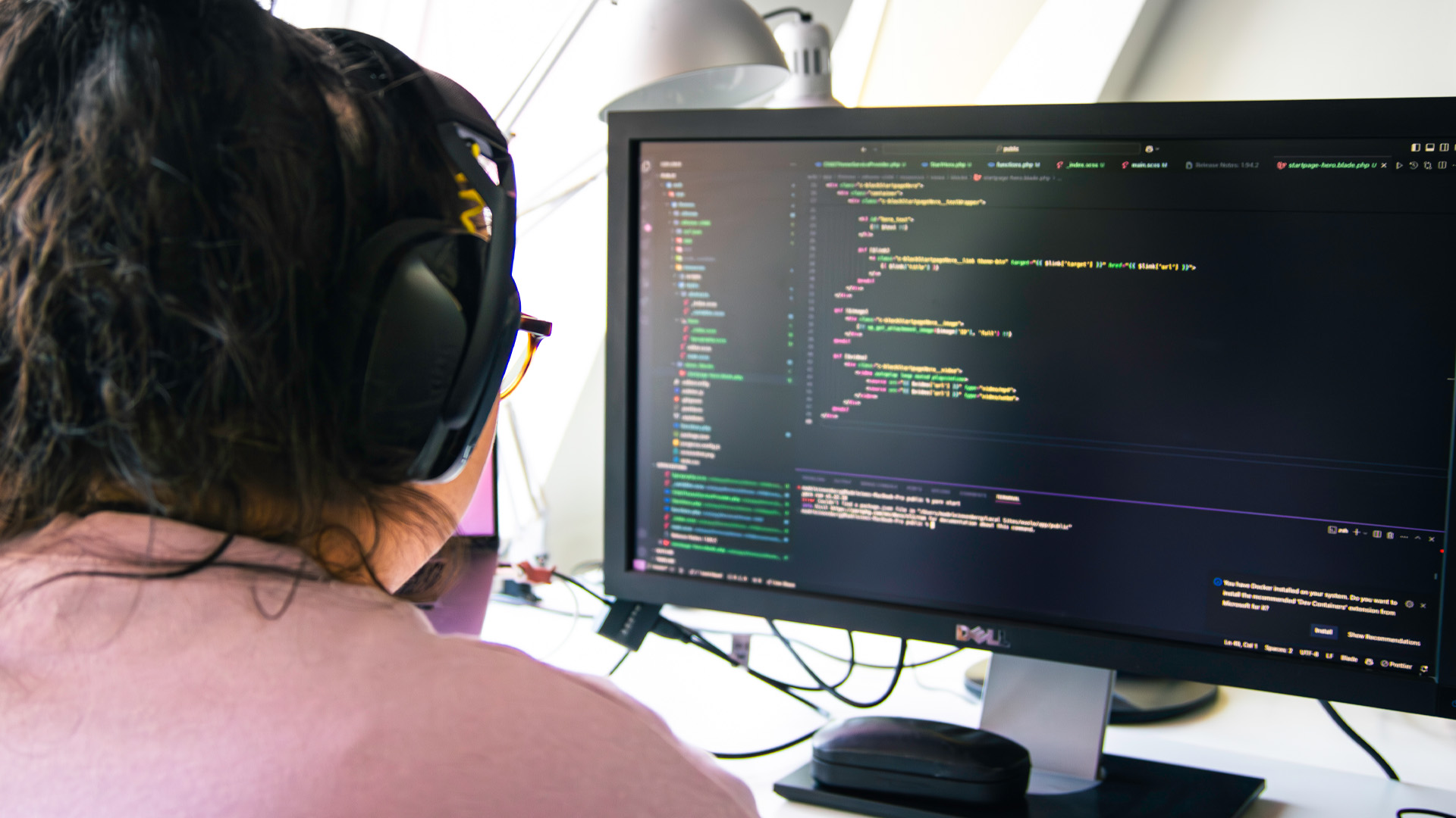 En webbutvecklare som jobbar i php och WordPress.
