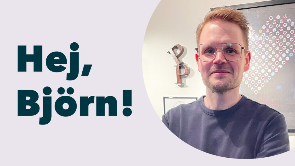 Porträttbild på Björn som gör LIA