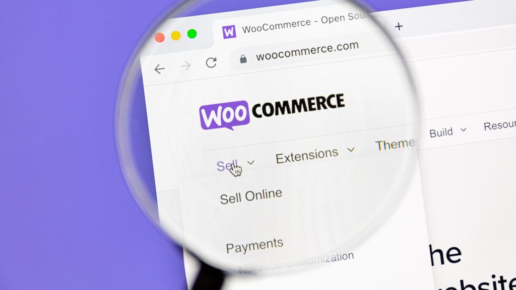 En detaljbild från WooCommerce.