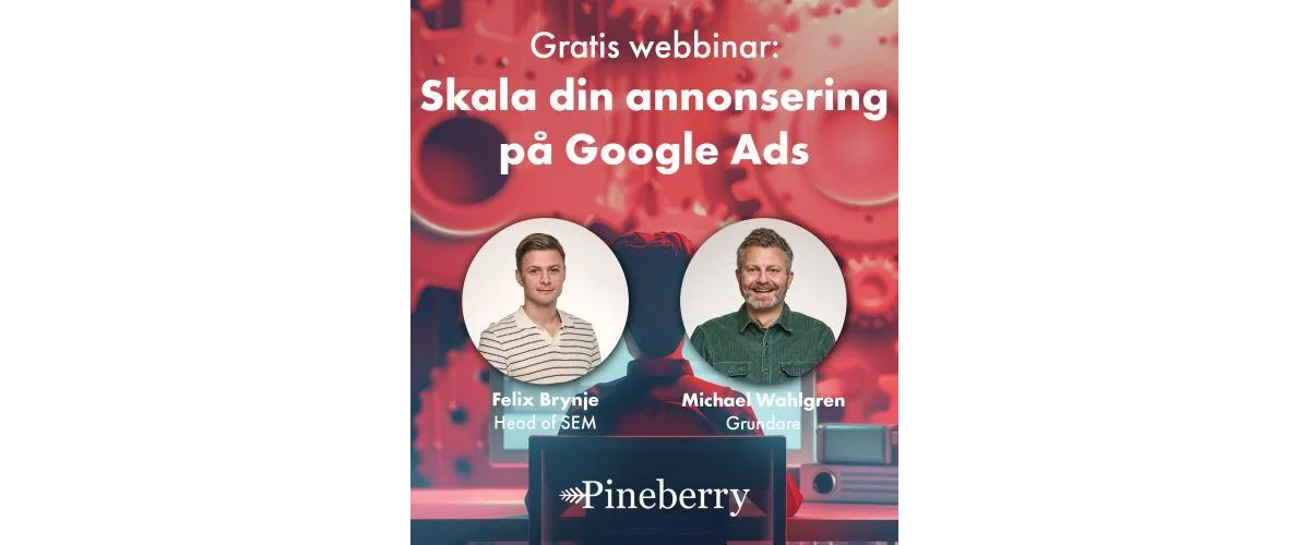 Gratis webbinar om Google Ads